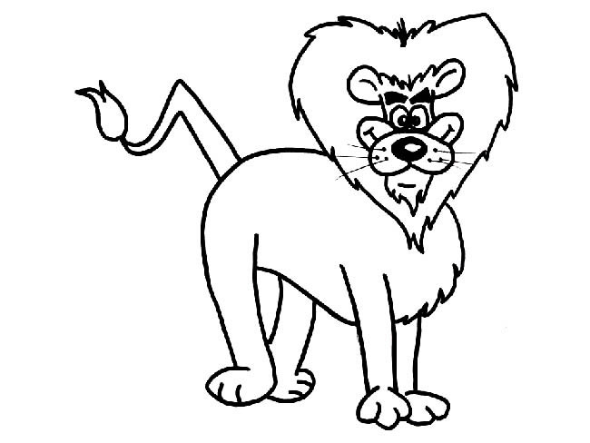 4款凶猛的狮子简笔画大全(又简单又凶猛的狮子画)