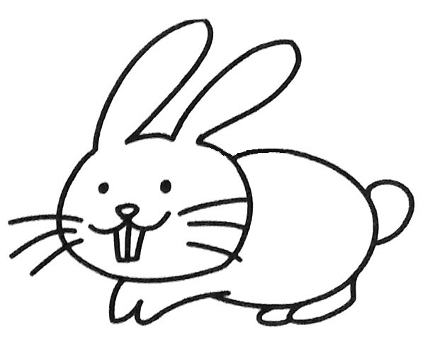6款小兔子的简笔画大全