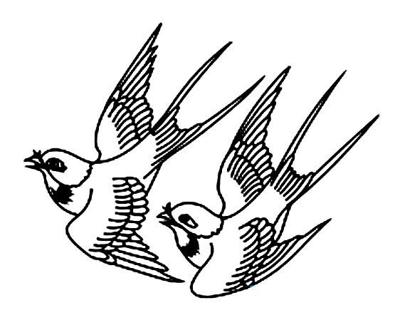 4款关于小燕子的简笔画