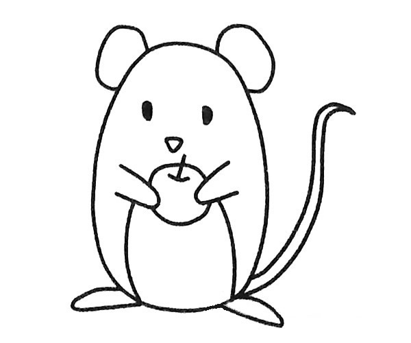 6款可爱的卡通老鼠简笔画大全