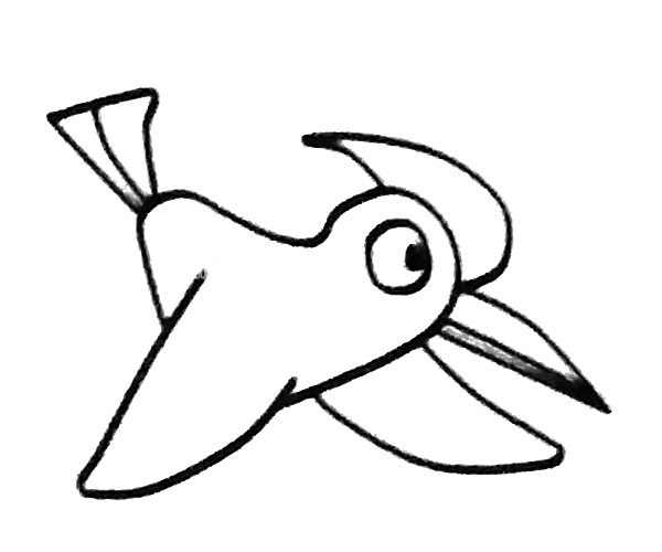 6款关于啄木鸟的简笔画大全