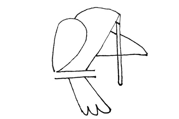 怎么用数字画一只鸽子