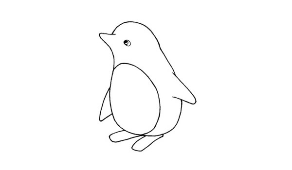 企鹅怎么画 企鹅的简单画法