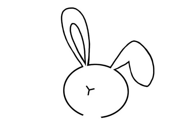 草地上的小兔子简笔画教程