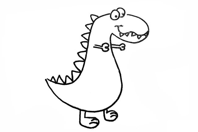 9种关于恐龙的简笔画大全