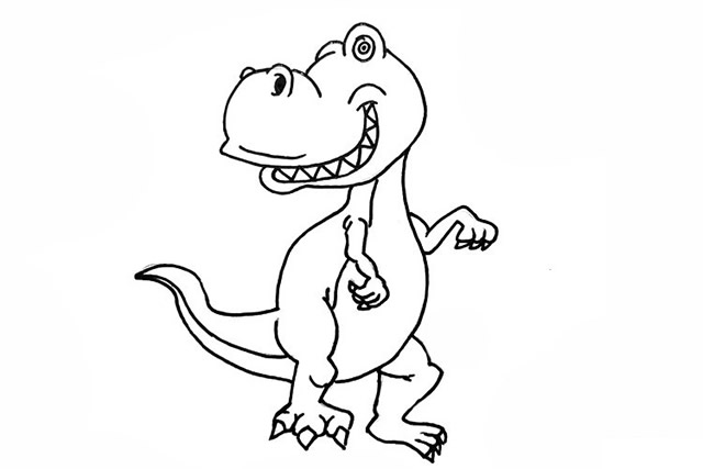 9种关于恐龙的简笔画大全