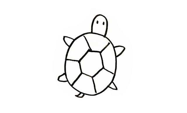 简单的乌龟怎么画