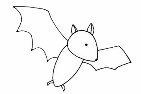 一步步教你画蝙蝠