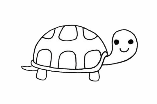 关于乌龟的儿童简笔画