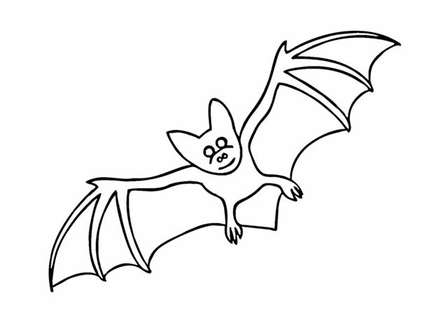 关于蝙蝠的简笔画