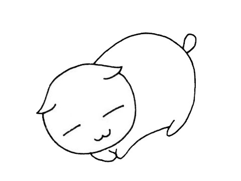 简单易学的小猫咪简笔画