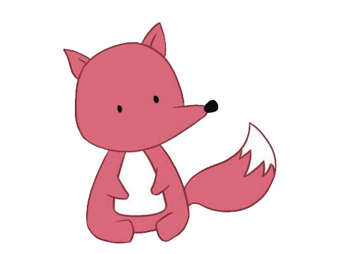 关于狐狸的卡通简笔画