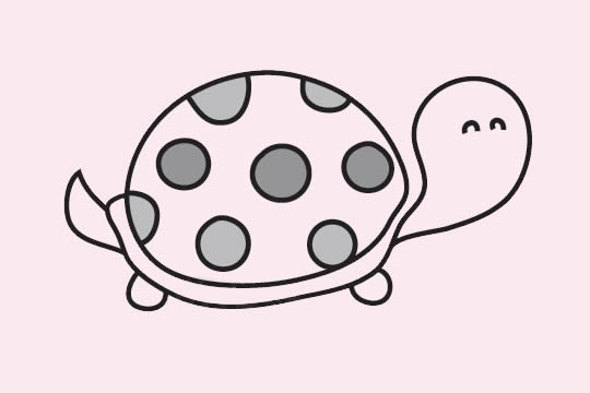乌龟的简单画法