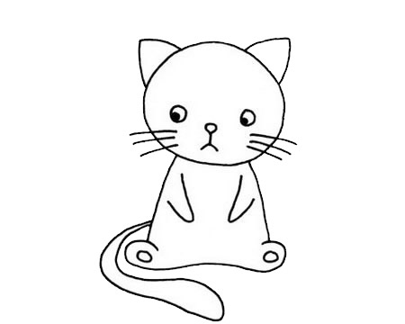 小猫咪怎么画比较简单