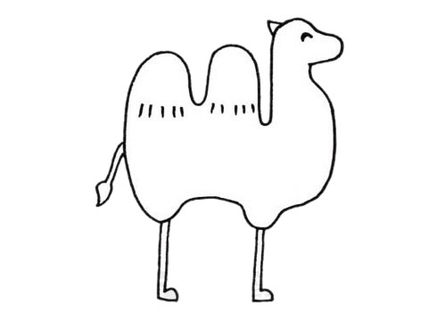 骆驼怎么画最简单
