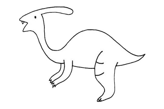 一组关于恐龙的简笔画大全