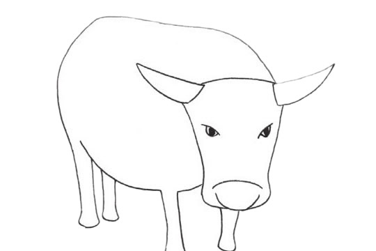 水牛的简单画法
