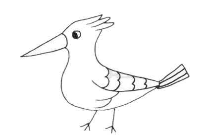 啄木鸟怎么画比较容易