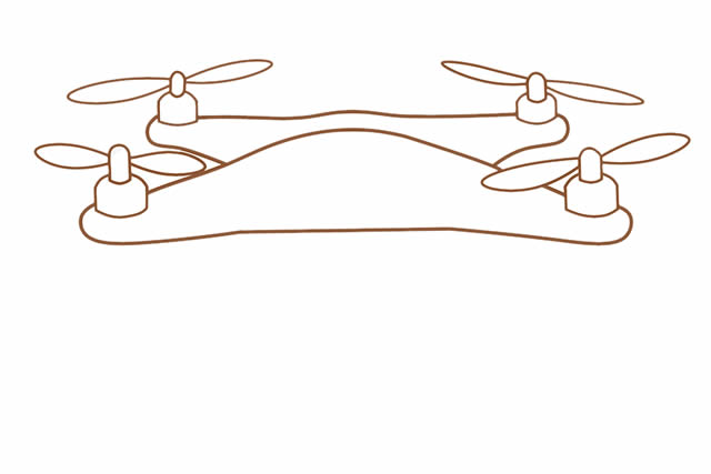 无人机简笔画详细步骤
