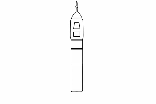 神舟五号宇宙飞船简笔画